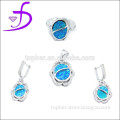 Bulk sale 925 silver 2015 gemstone jewelry set